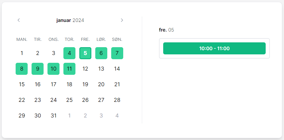 Calendar View